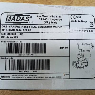 VAN ĐIỆN TỪ M16/RMO NA DN20 24VDC